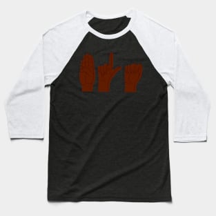 BLM ASL Baseball T-Shirt